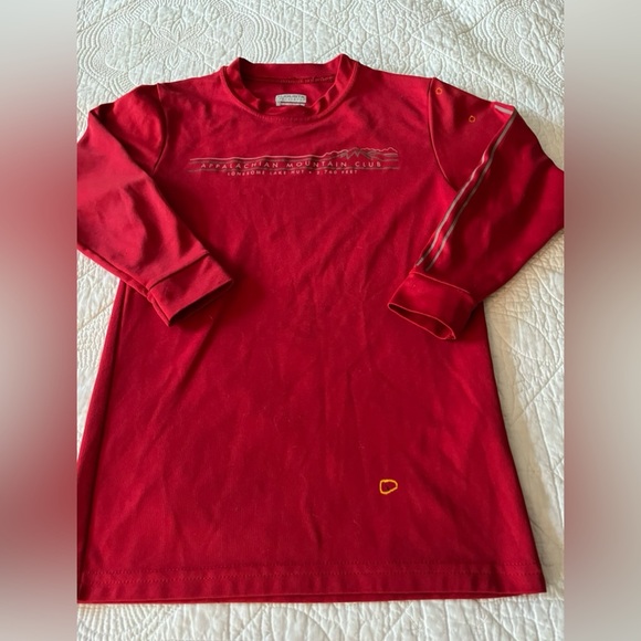 Red Long Sleeve Size Small Appalachian Mountain Club Insulated Shirt - Picture 5 of 7